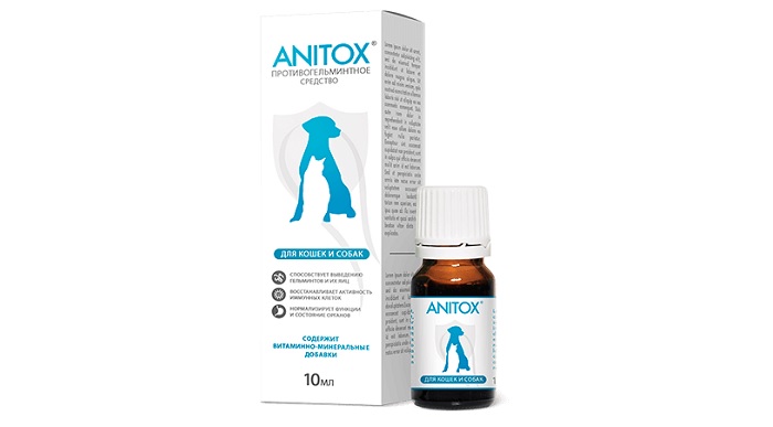 Anitox средство от паразитов для животных: справляется с проблемой без угнетения остальных функций организма!