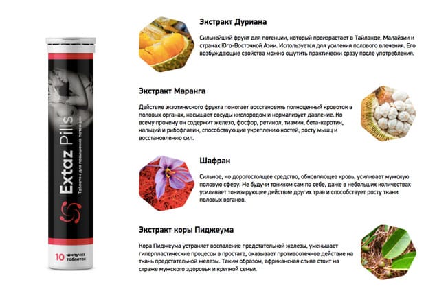 состав extaz pills