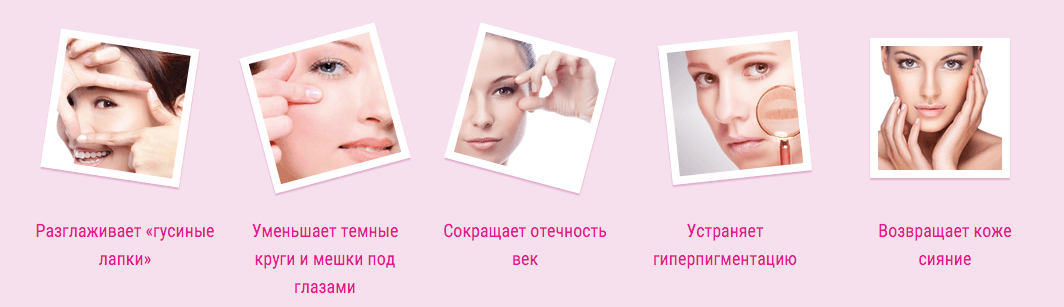 Плюсы крема для зоны вокруг глаз LumActive ЛюмАктив