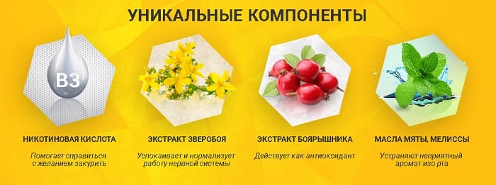Состав спрея от курения SmokeStop (СмоукСтоп)